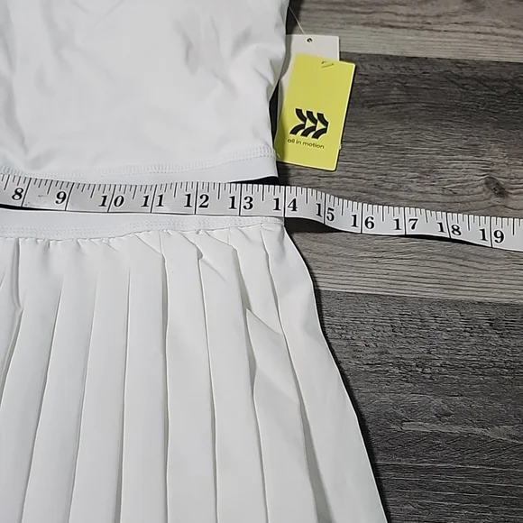 All in Motion Tennis Activewear Dress White Women's Size S - Picture 6 of 10
